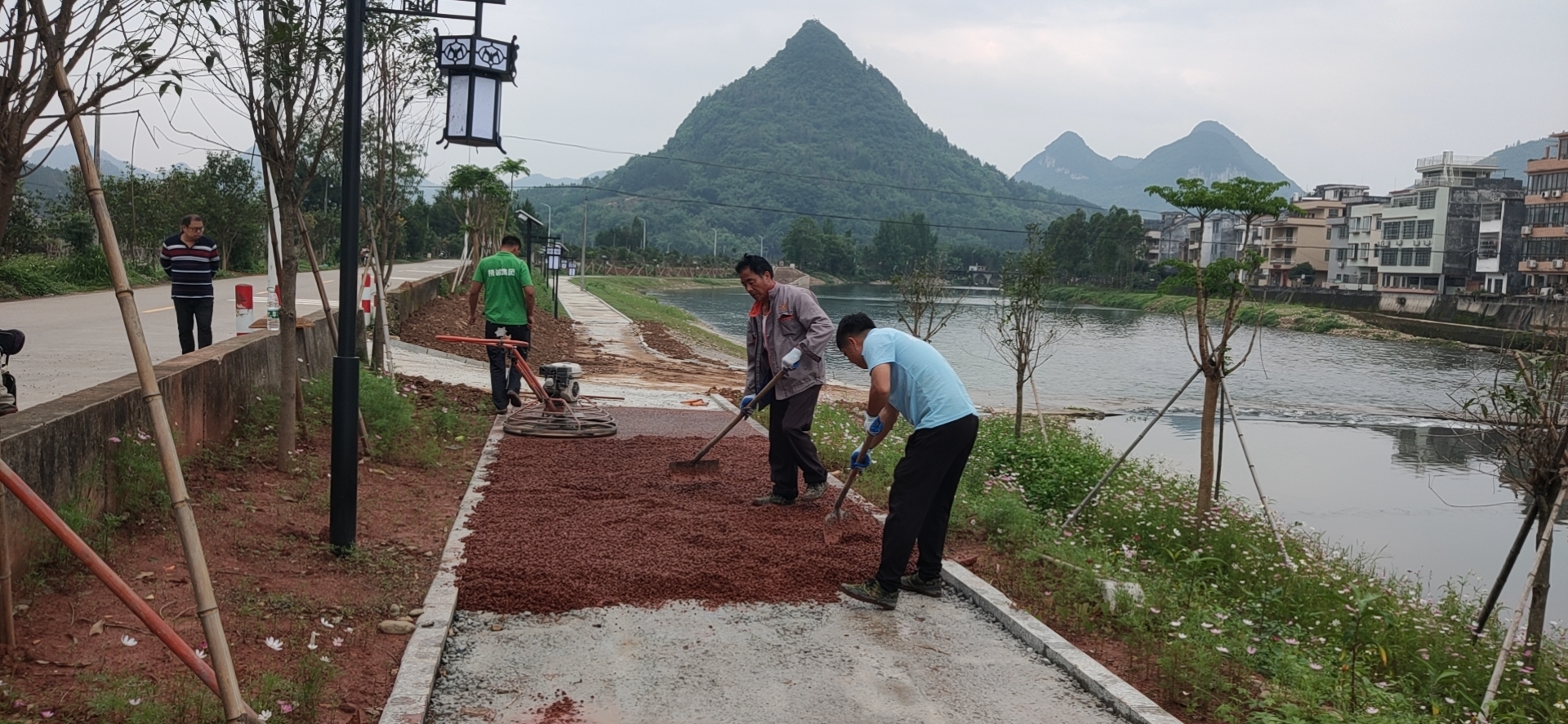 生态透水混泥土